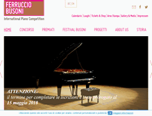 Tablet Screenshot of concorsobusoni.it